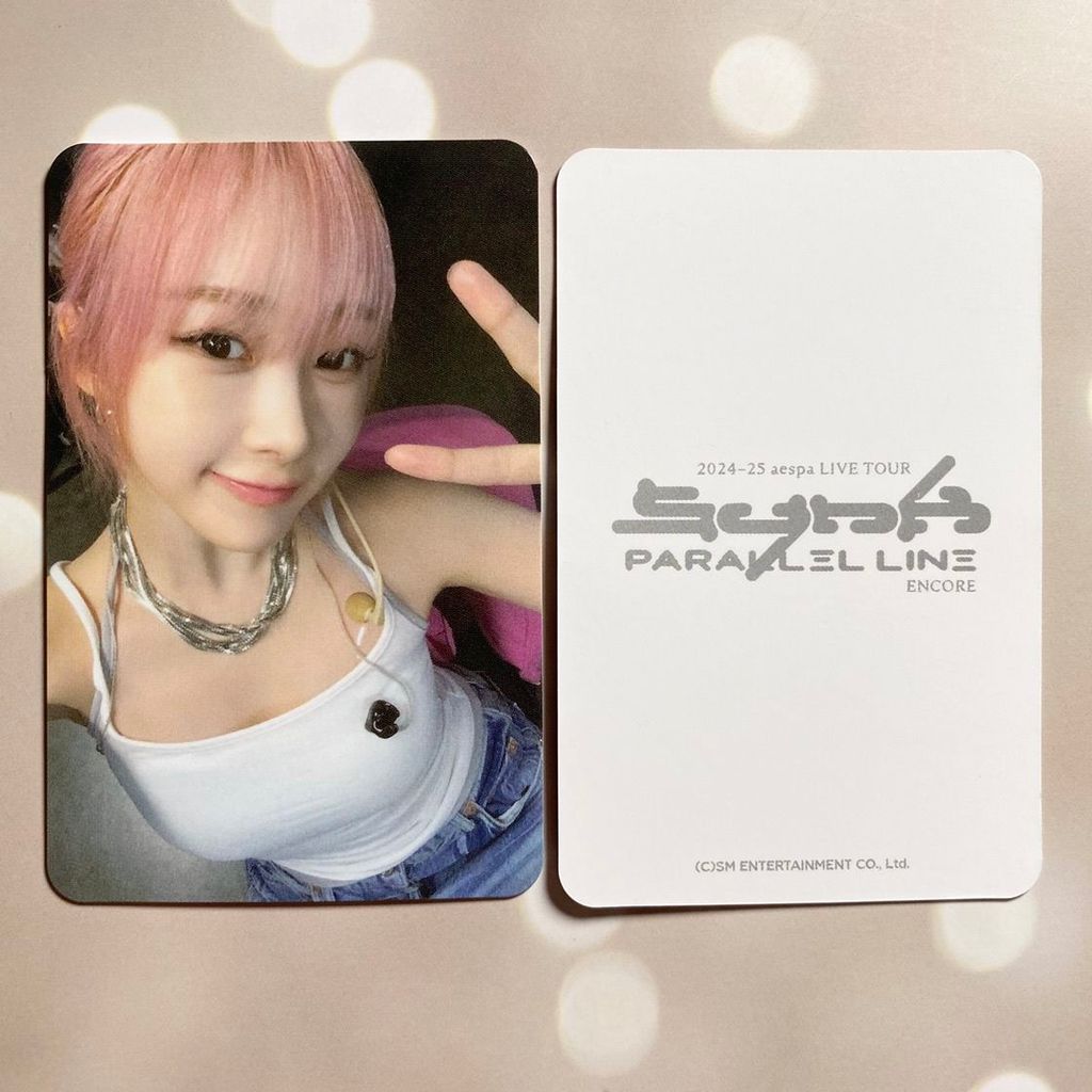 Giselle การ์ดเล็ก กระเป๋าสตางค์ Giselle dk aespa สัปดาห์นิทรรศการกวางโจว