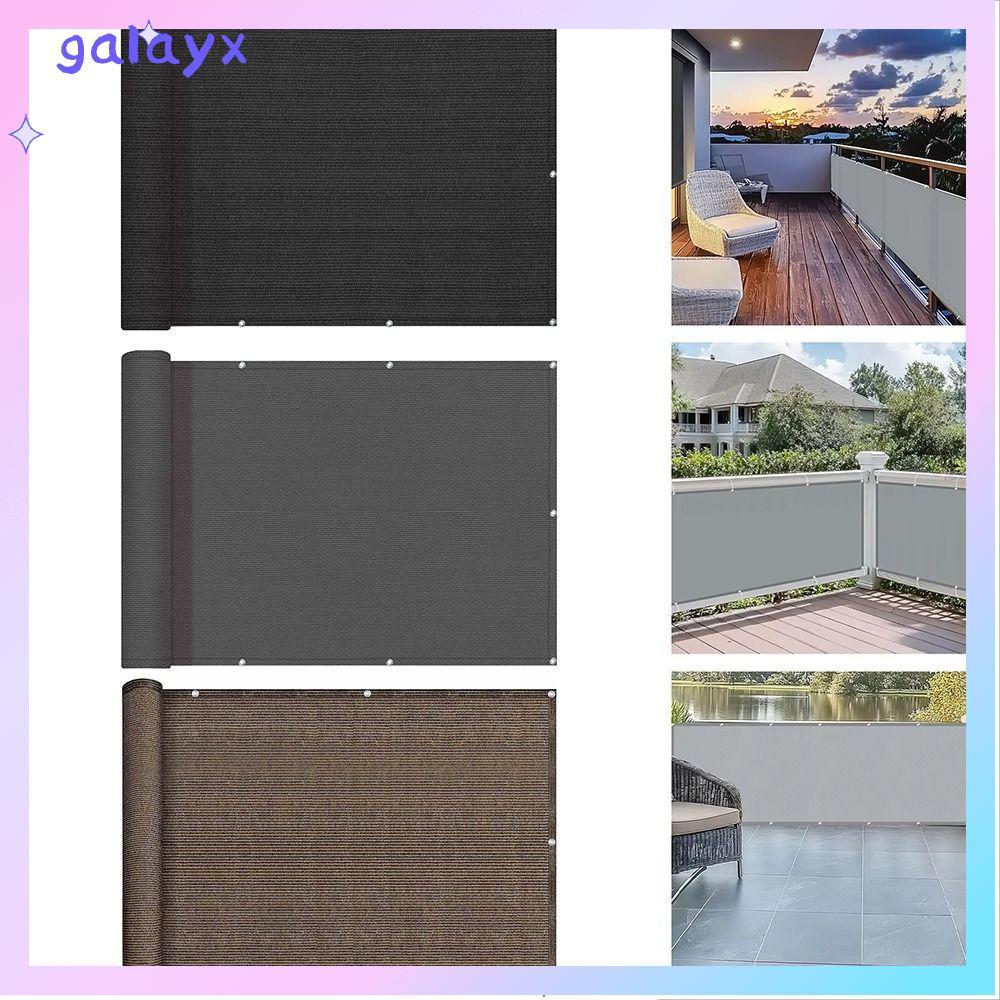 GALAYX ระเบียง Shade ผ้า, กันน้ํา 3/5/6M Sun Shading Sails, รั้วคุณภาพสูง Patio Protection Garden Po