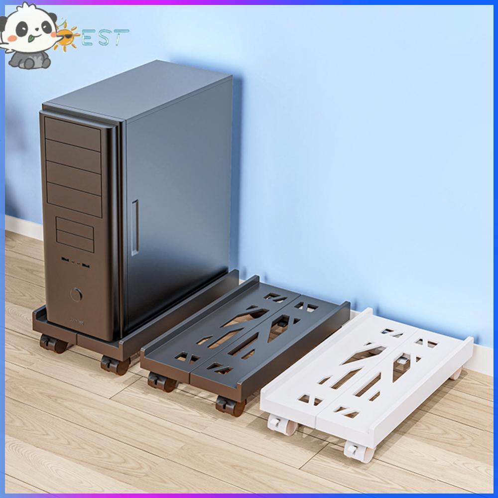 คอมพิวเตอร์ทาวเวอร์ขาตั้งพรีเมี่ยม PC Tower Stand Holder 4 ล้อคอมพิวเตอร์ Mainframe Bracket สําหรับ 