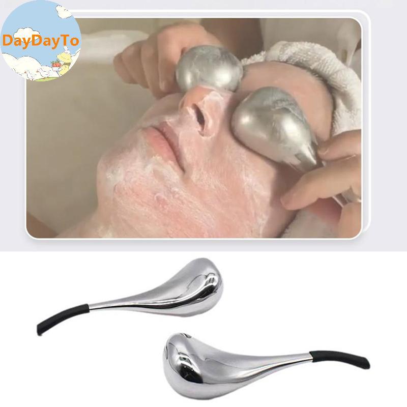 DayDayTo Ice Globes เครื่องมือดูแลผิวหน้าสําหรับใบหน้าและตาสแตนเลสความงาม Cryo Stis สําหรับผู้หญิง C