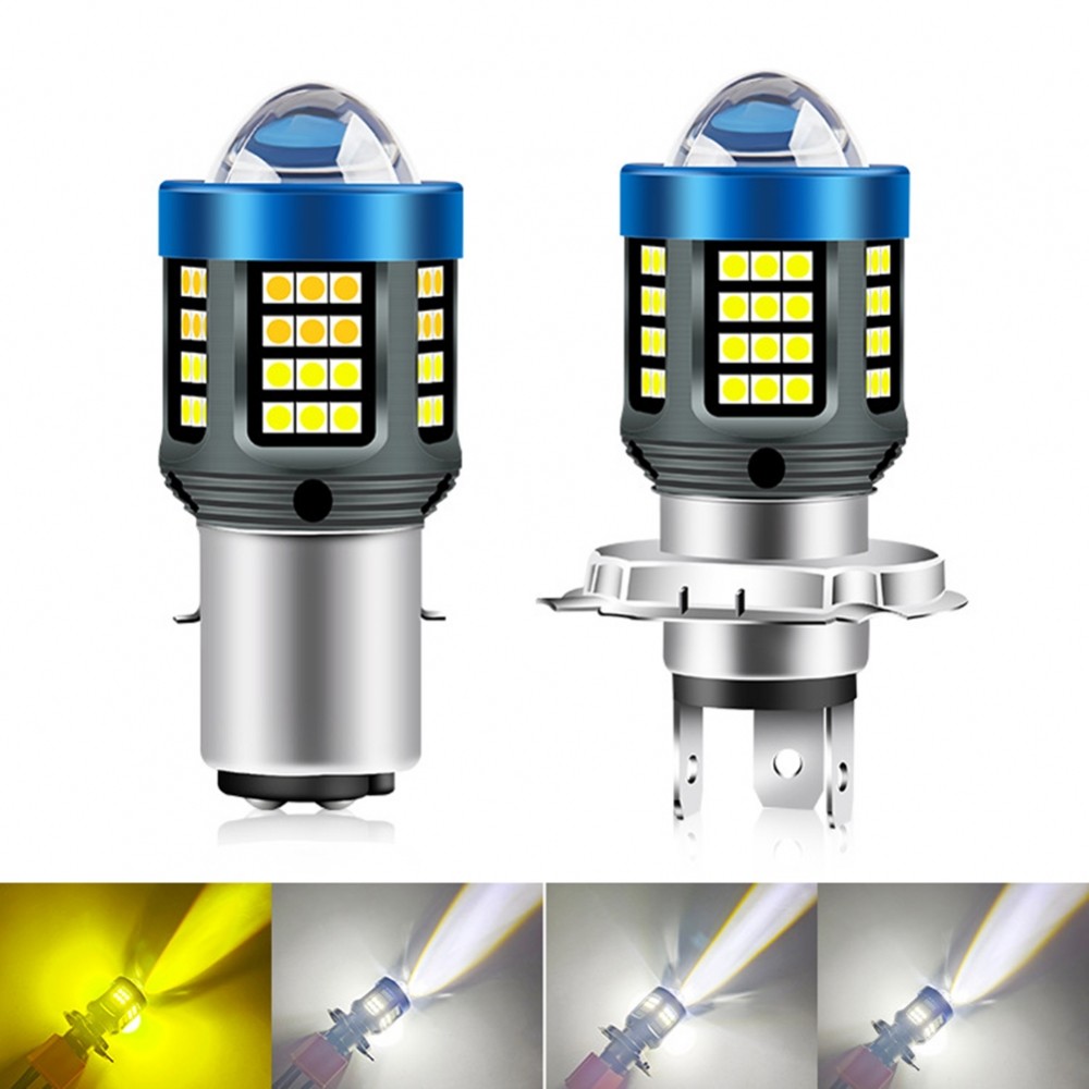 ไฟหน้ารถจักรยานยนต์ 1PCS DC12V-80V สําหรับรถจักรยานยนต์ H4 H6 H4 HS1 H6 BA20D