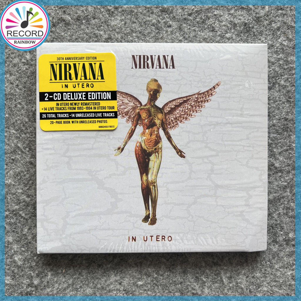 Nirvana In Utero Deluxe Edition Original 2CD Album [Sealed] Brand New