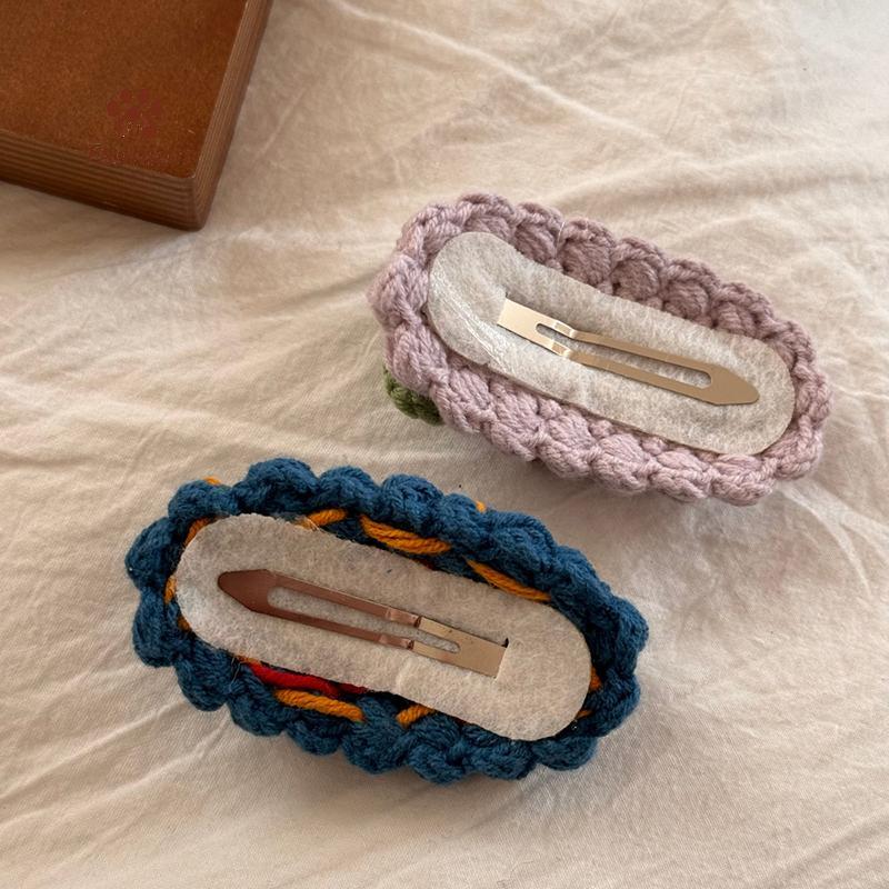 [แฟชั่น] กิ๊บรูปผลไม้ crochet ขนสัตว์แฮนด์เมด สำหรับฤดูใบไม้ร่วงและหน้าหนาว