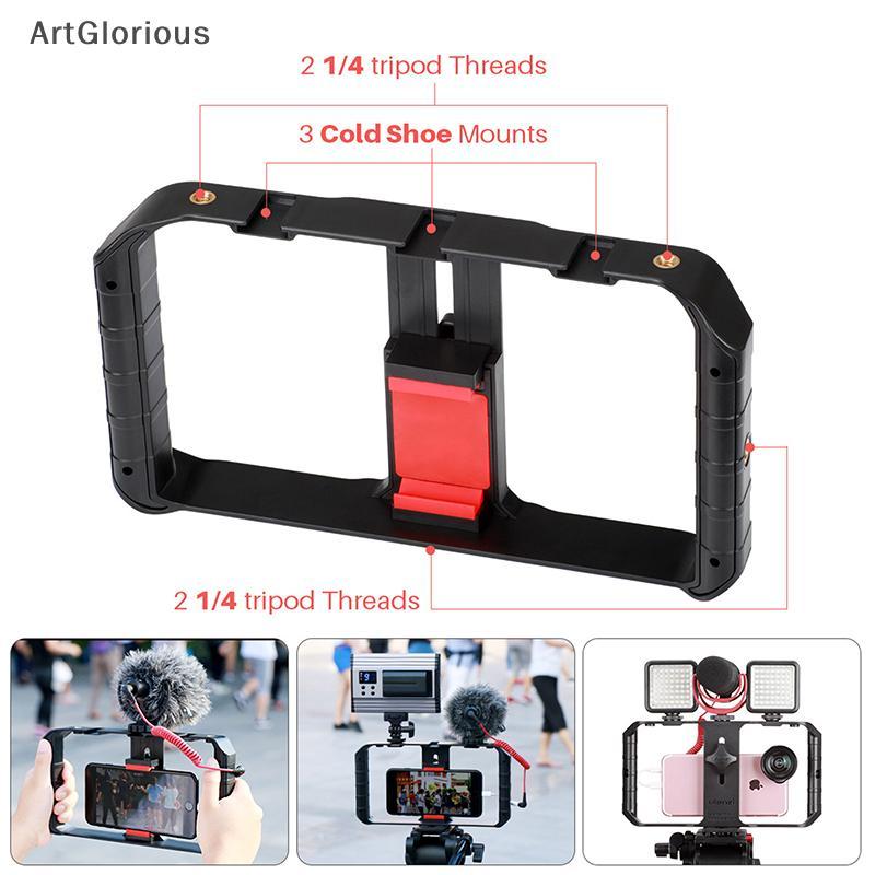 Art Ulanzi U Rig Pro สมาร์ทโฟน Video Rig, Video Recording โทรศัพท์มือถือ Stabilizer ที่วางขาตั้งกล้อ