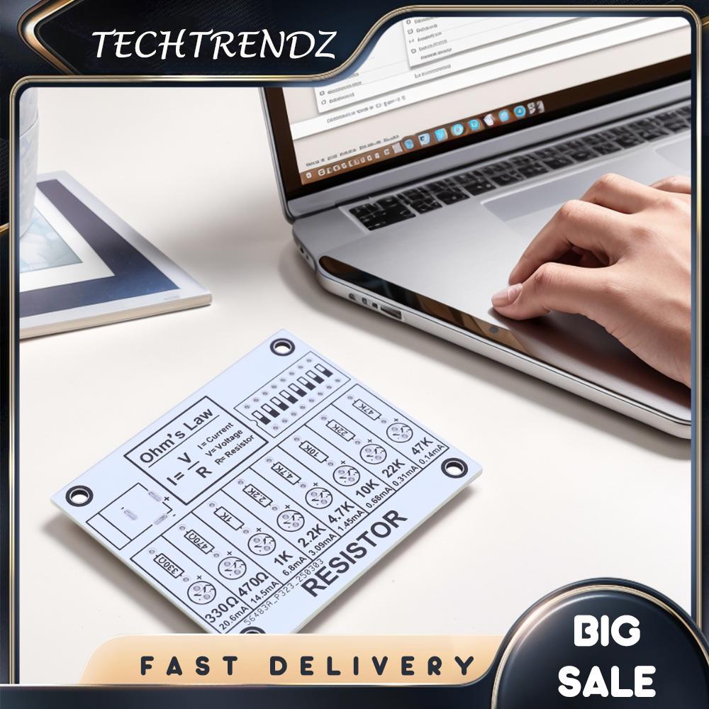 Ohm Law DIY ชุดฝึกบัดกรีกระดานฝึกอิเล็กทรอนิกส์