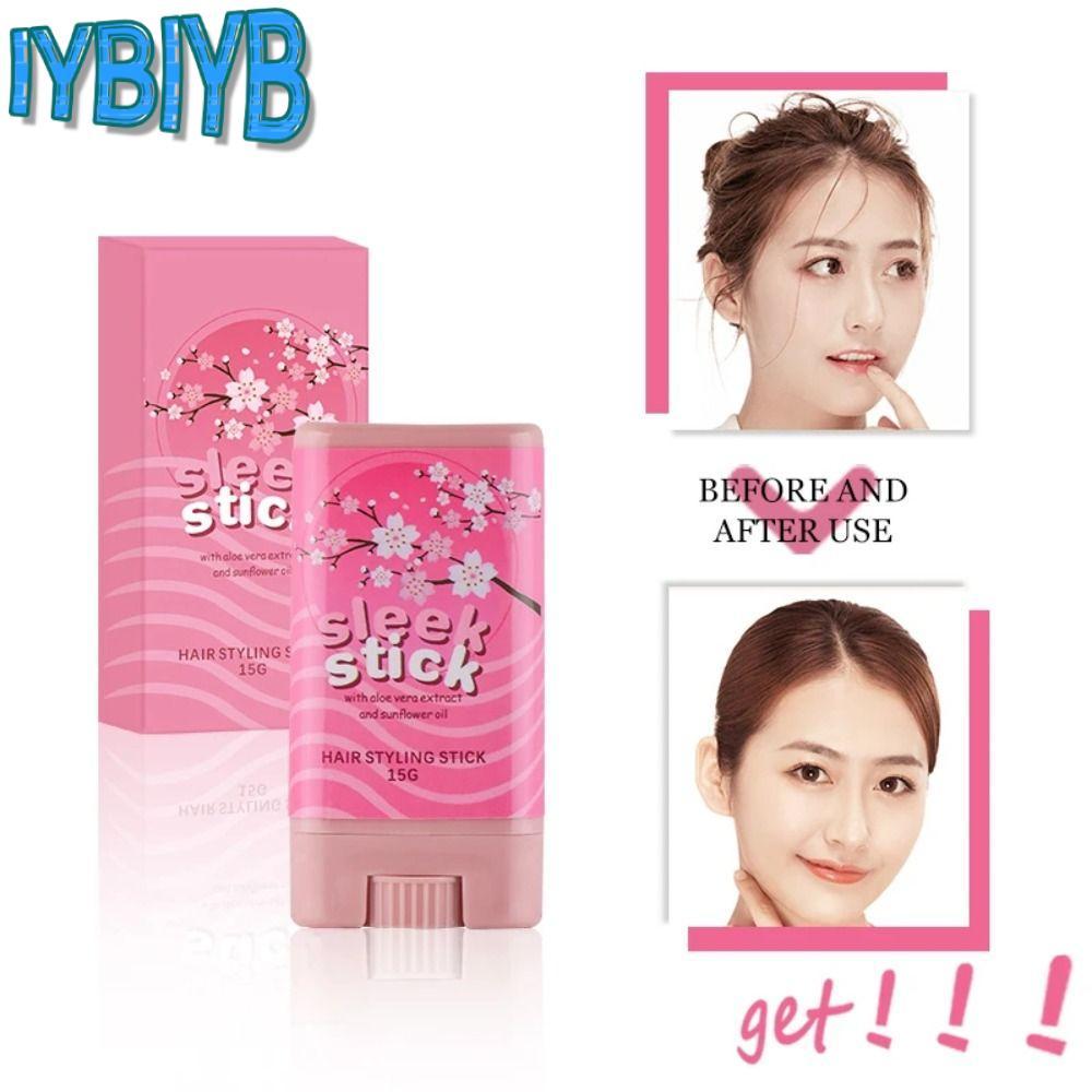 IYBIYB Wax Hair Bar, Fixed Fluffy Hair Artifact Hair Wax Stick, Professional แบบพกพา Non Greasy จัดแ