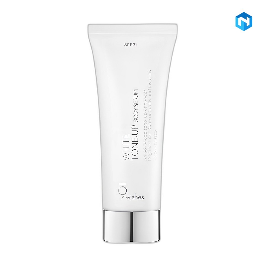 [9wishes] White Tone-Up Body Serum,150 mL / ของแท้ 100% โดย Neilcom