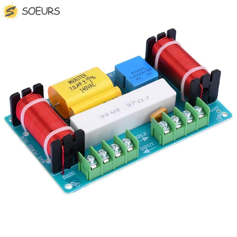 SOEURS Audio Frequency Divider, 3 Way 120W ความถี่ DIY, Professional อุปกรณ์เสริมสเตอริโอ 980Hz-5000