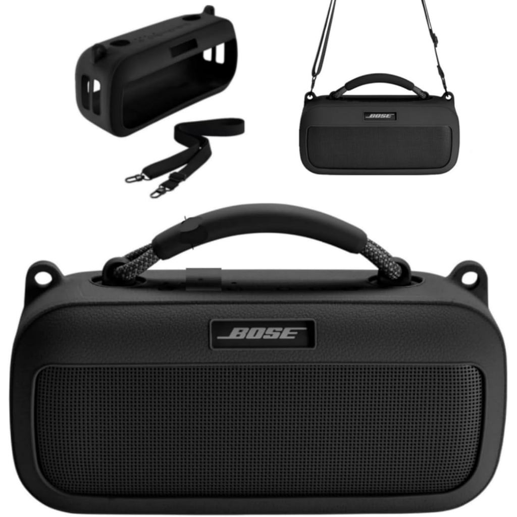 เคสป้องกันสําหรับลําโพง Bose SoundLink Max, เคสซิลิโคนพร้อมสายสะพายไหล่สําหรับ Bose SoundLink Max