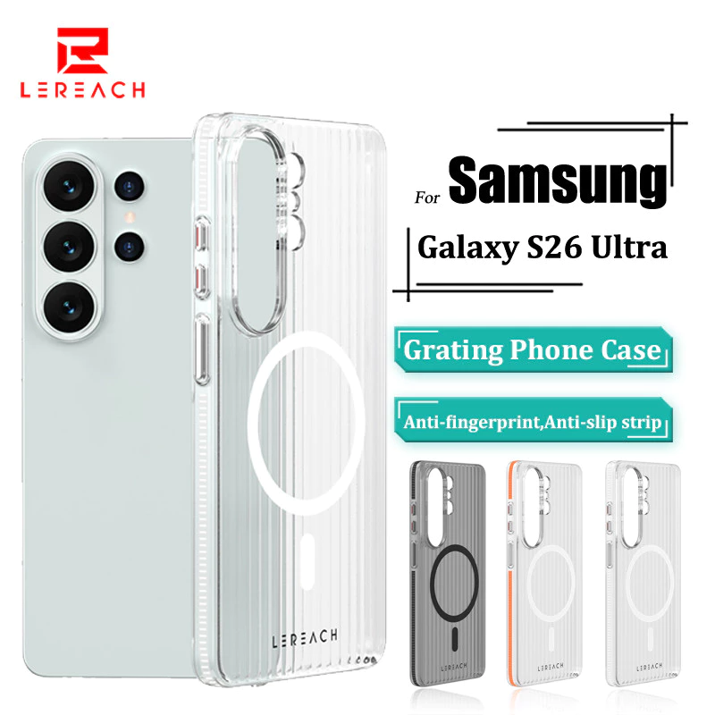 Lereach เคสแม่เหล็กสําหรับ Samsung Galaxy S26 Ultra S25 Ultra S24 Ultra S26 Plus S26 กันกระแทก Scratch-Resistant เคสโทรศัพท์ป้องกันปกหลัง