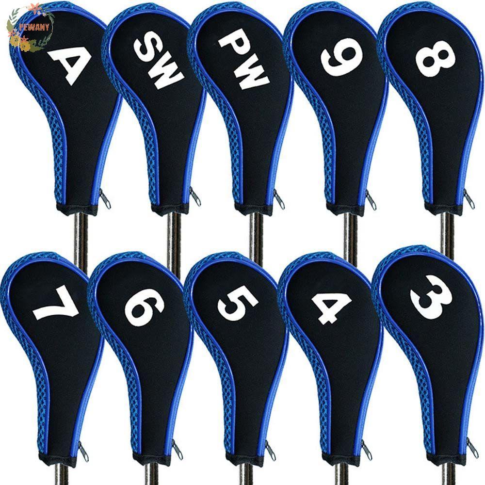 PEWANY Golf Iron Headcover กีฬาเสาเหล็กซิปพัตเตอร์กอล์ฟกอล์ฟกอล์ฟชุดฝาครอบป้องกัน Wedge ฝาครอบกอล์ฟคลับ