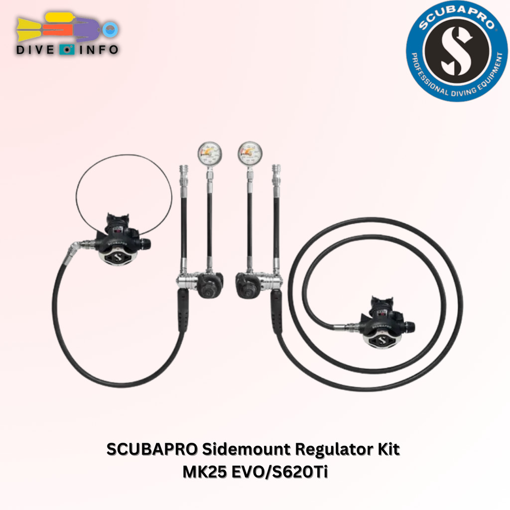 SCUBAPRO - Sidemount Regulator Kit MK25 EVO/S620Ti