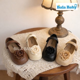 รองเท้าเด็กผู้หญิง Mary Jane รองเท้าเด็ก แต่งดอกกุหลาบวินเทจ…