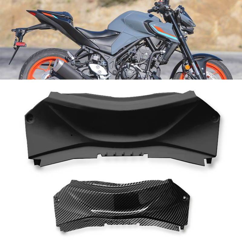 HZ 2024 ใหม่ MT03 MT25 รถจักรยานยนต์ด้านหลังหางกลาง Fairing Cowling คาร์บอนไฟเบอร์สี Fit สําหรับ YAM
