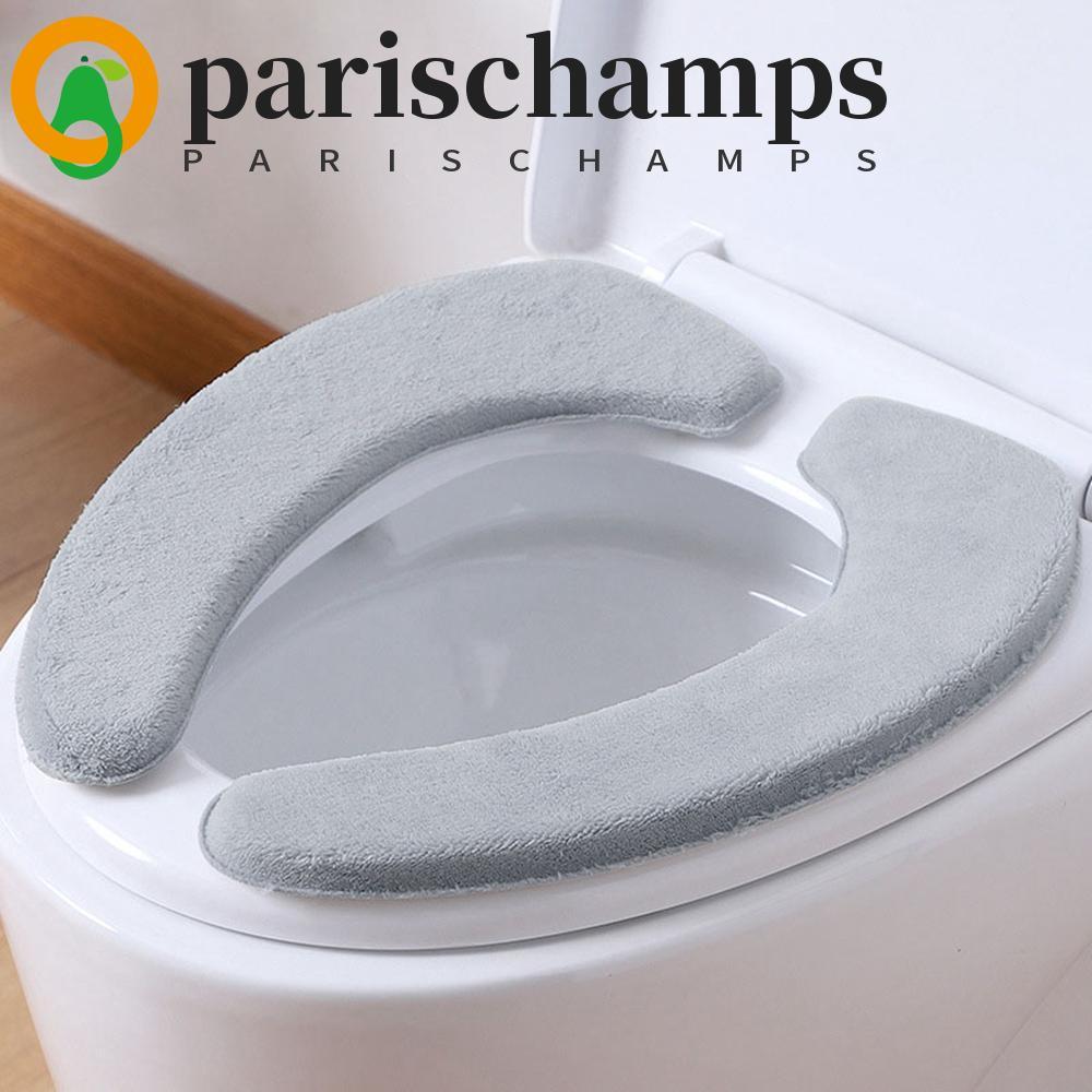 PARISCHAMPS แผ่นรองฝา Soft Washable ฝาชักโครกอุปกรณ์ห้องน้ําตกแต่งบ้านกาวที่นั่ง Case