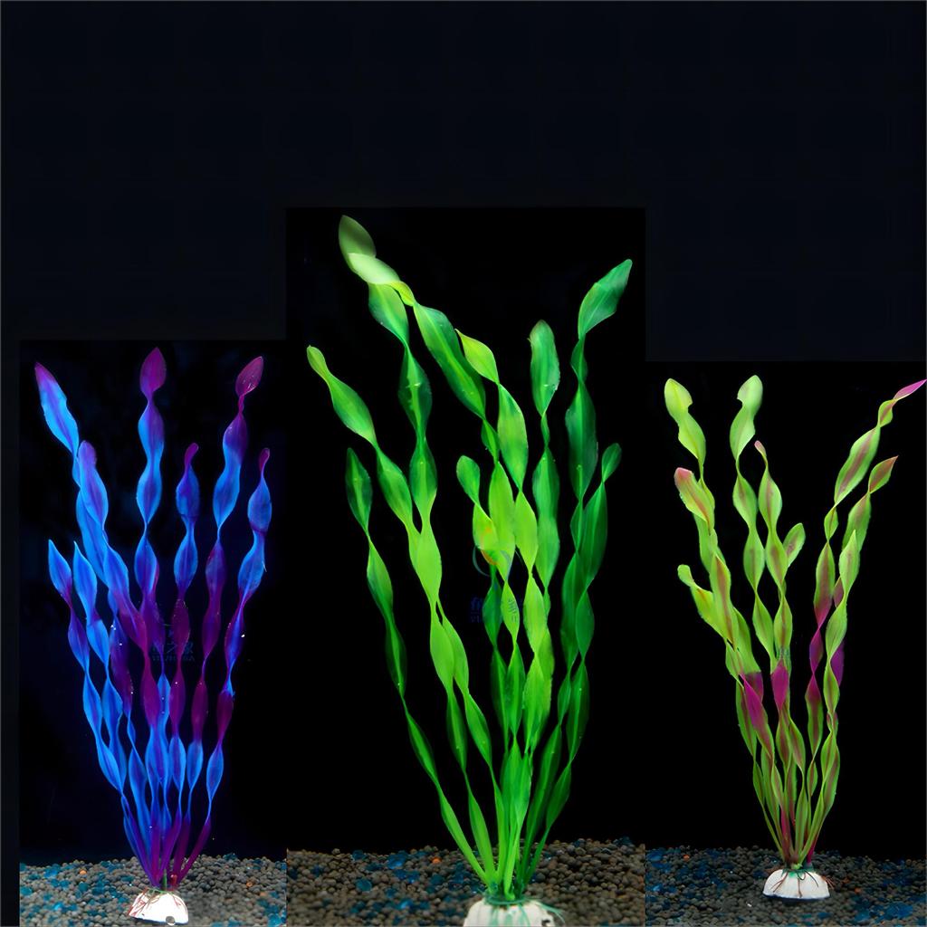 1 Pc Plastic Aquarium Artificial Aquatic Plant Decoration Simulated Seaweed Aquatic Plant  Underwate