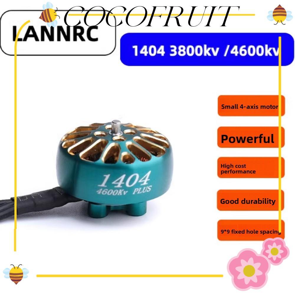 COCOFRUIT Flying Motor, LANNRC 1404 PLUS 3800KV 4600KV มอเตอร์ไร้แปรง, 2 ~ 4S Lipo 1.5 มม. เส้นผ่านศ