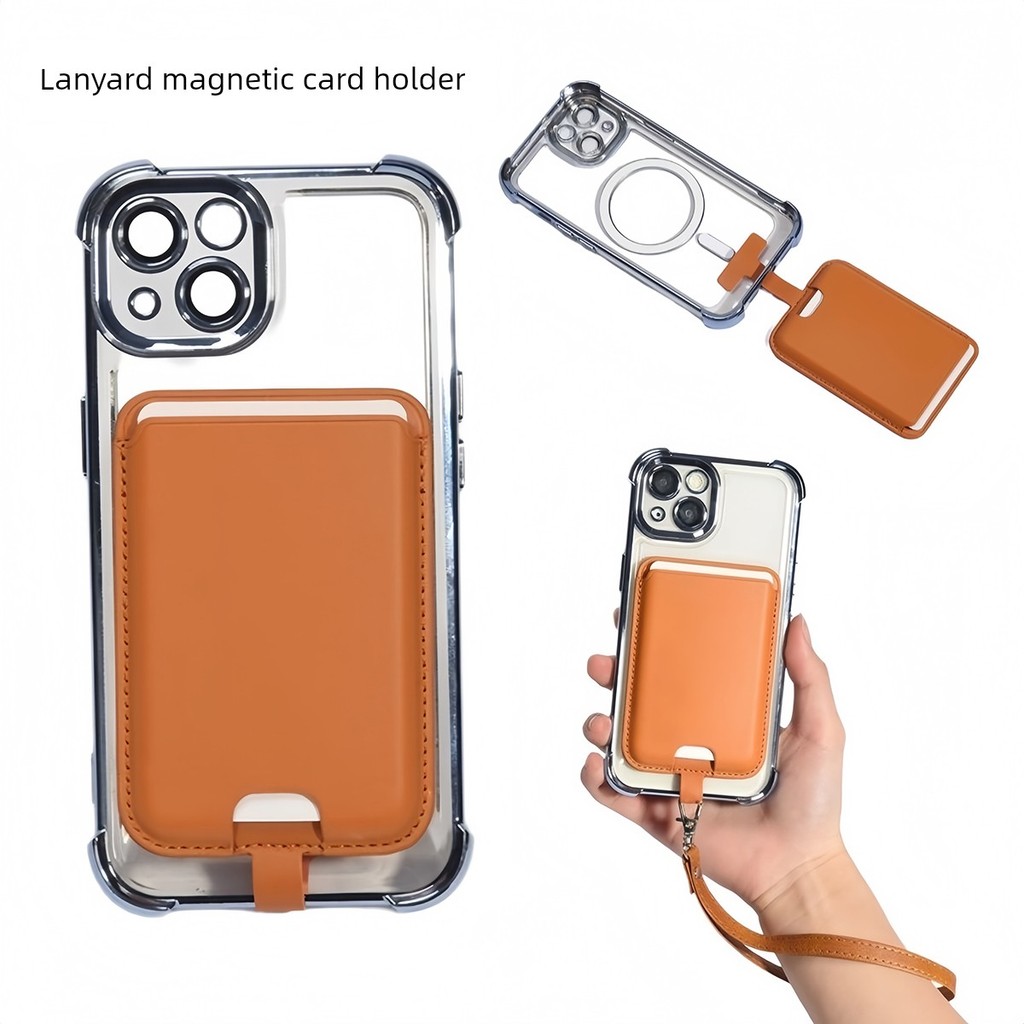 magsafe wallet wallet magsafe Magsafe Magnetic Card Holder กระเป๋าบัตรแม่เหล็กสำหรับ iPhone และ Andr