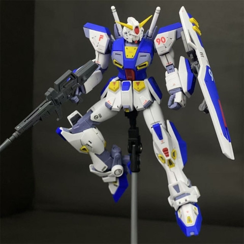 MG F90 Fighter Assembly Model (พร้อมฐาน รูปลอกน้ํา และไขควง) - GundamGao