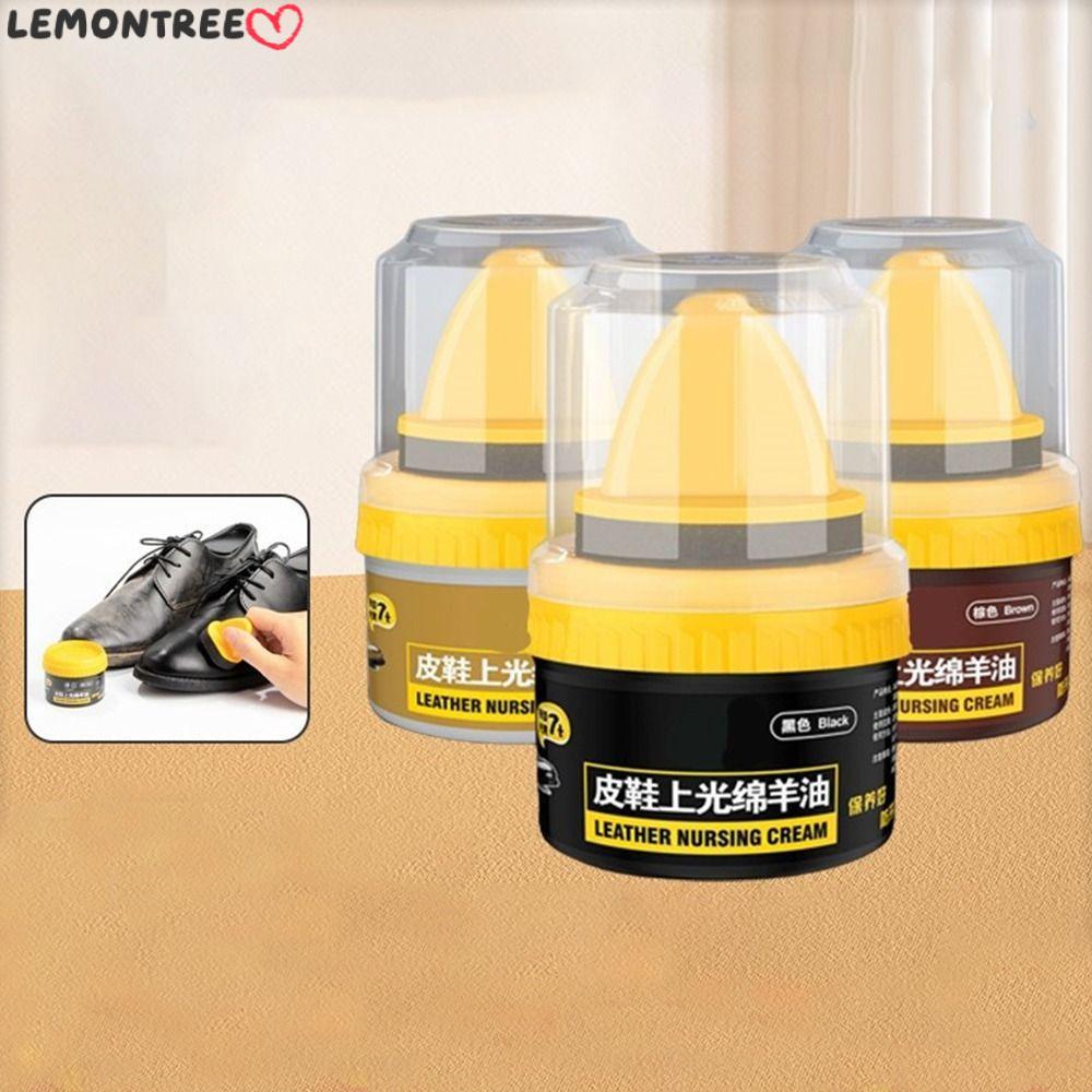LEMONTREE Leather Repairing Cream, Polish Lanolin Leather Protective Protein Shoes Leather Cleaner, 