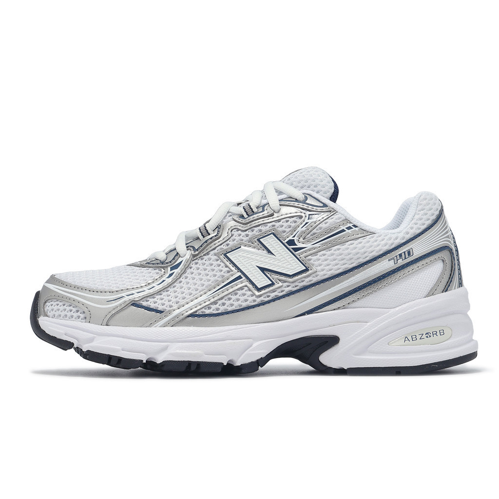 NB Casual Shoes 740 Mens Womens Navy Blue Silver Retro Cushioning Sneakers [ACS] U740WN2-D HBLS