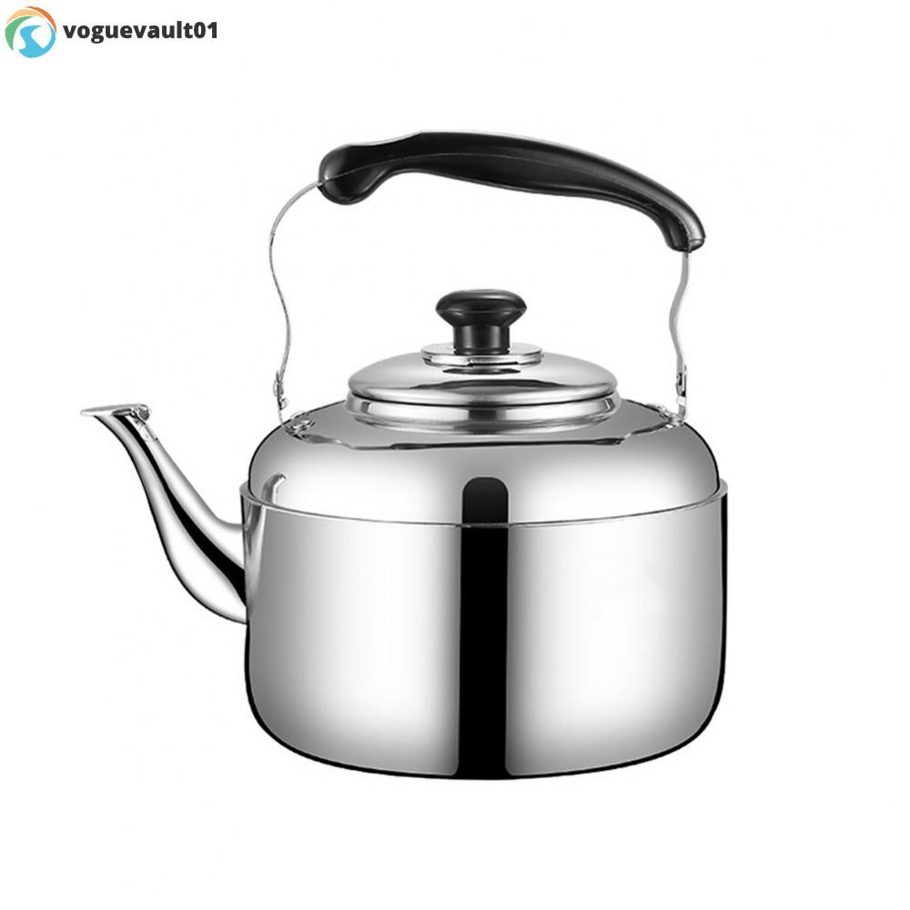 Whistling Stainless Steel Kettle with Thickened Body for Induction Gas Stove Use
