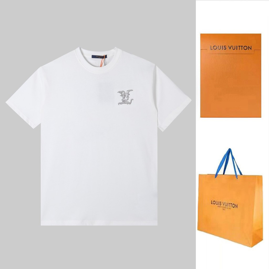 LO% UIS VU & ITTON/L @ V2026 Star คลาสสิกรอบคอแขนสั้นเสื้อยืดผู้ชายผู้หญิงหนา Impervious Niche อินเท