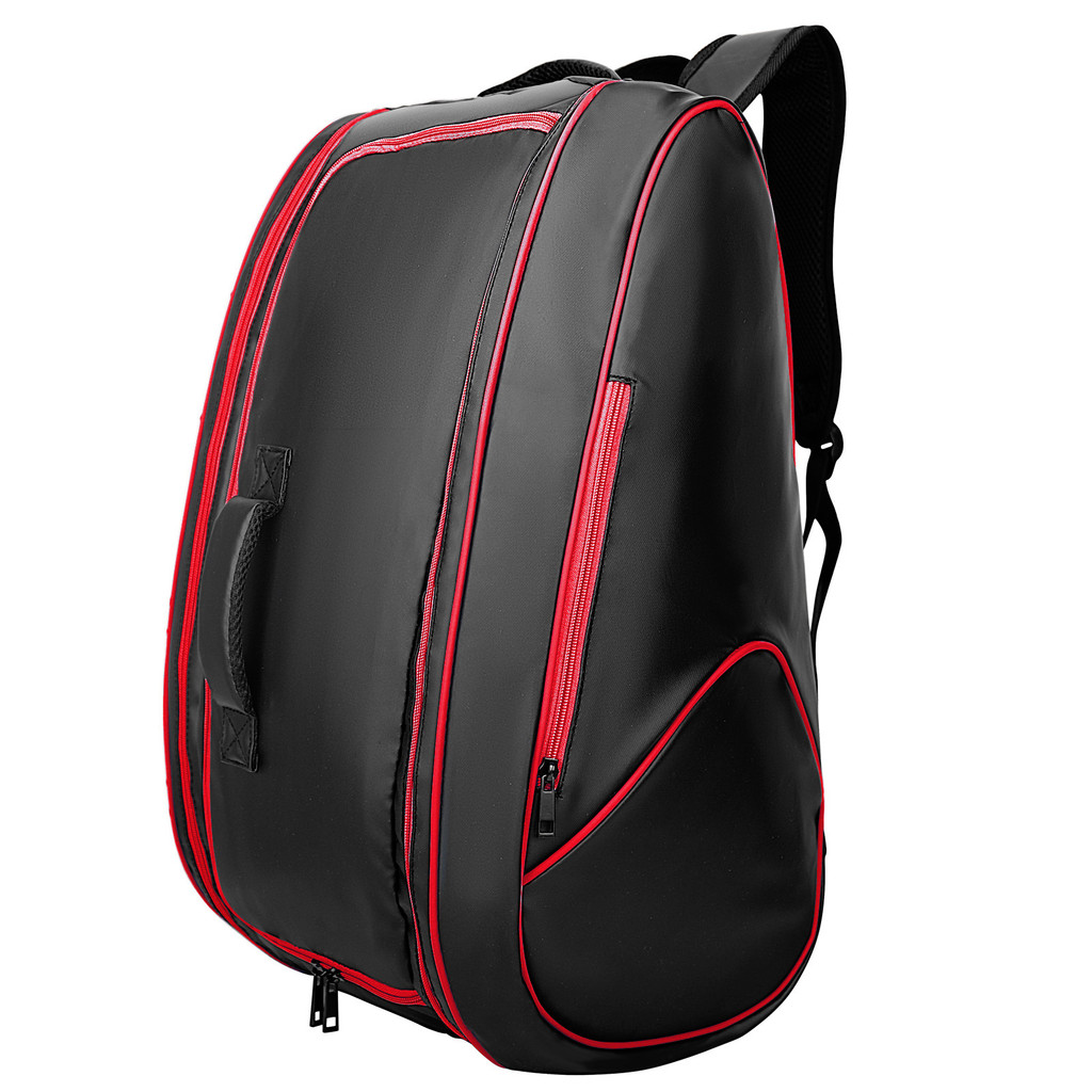 กระเป๋าเป้สะพายหลัง Padel & Pickleball - กระเป๋าใส่เกียร์กีฬากลางแจ้งพร้อมช่องแร็กเก็ต 4 ช่อง