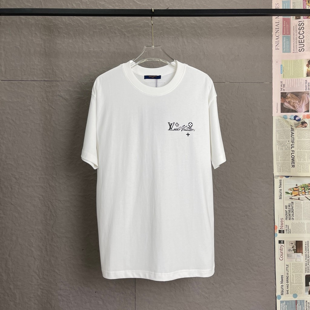 LO% UIS VU & ITTON/L @ V2026 Star คลาสสิกรอบคอแขนสั้นเสื้อยืดผู้ชายผู้หญิง High-End Breathable Origi