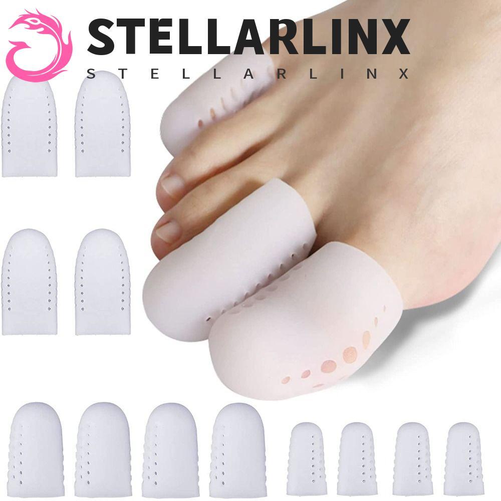 STELLARLINX Corns Calluses Blister Thumb Protect 1 คู่ซิลิโคนแยก Breathable Protector เจลครอบคลุม Toe Separators