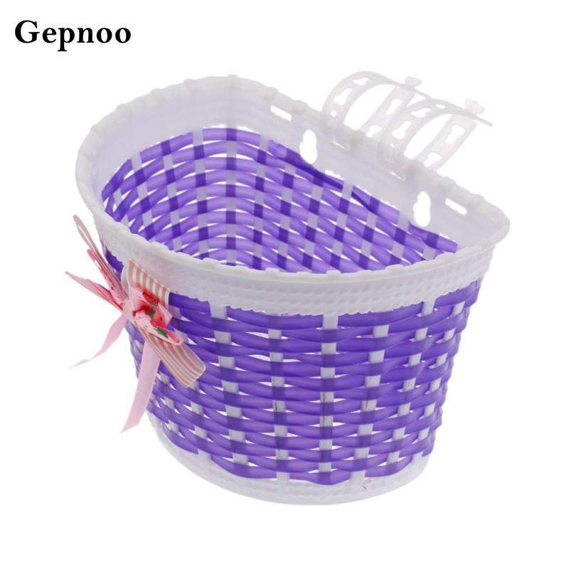 Gepnoo Kids Bicycle Handlebar Front Basket Childs/Kids/Boys/Girls Bike/Cycle