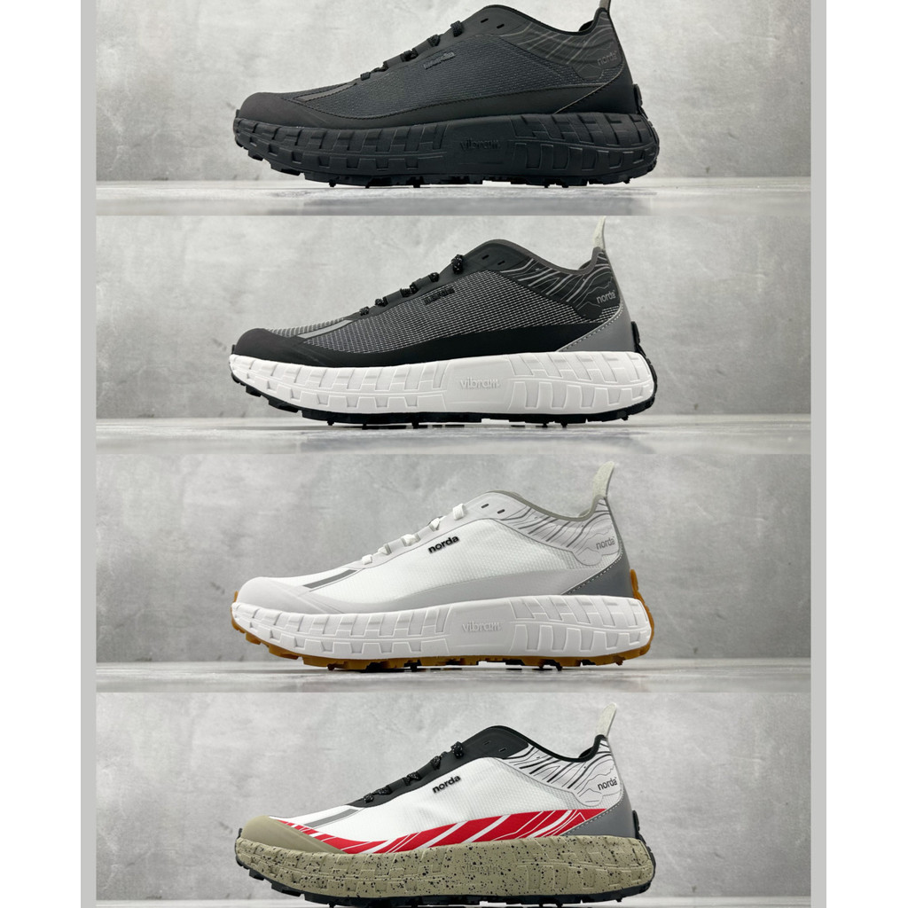 NORDA 001 รองเท้าวิ่งเทรลสําหรับผู้ชายและผู้หญิง รองเท้าผ้าใบคู่ Unisex น้ําหนักเบา ทนทานต่อการสึกหร