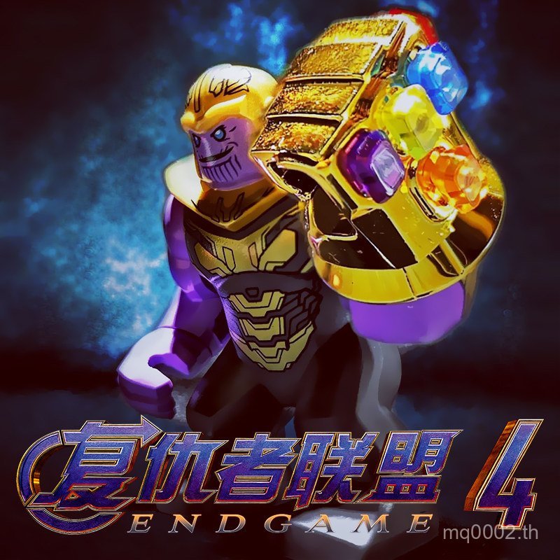 ร้อนขายเวนเจอร์ส3อินฟินิตี้สงครามธานอสมินิฟิกเกอร์ฆ่าเนื้ออาคารบล็อกถุงมือเคลือบทองของเล่น76101 2347