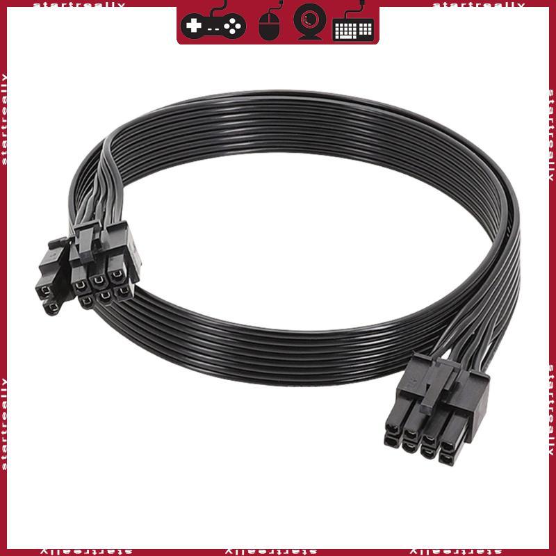 ST 50 ซม.ชาย 8Pin ถึง 6 + 2 ขา PCIE GPU สายไฟสําหรับ GPU แหล่งจ่ายไฟความเข้ากันได้