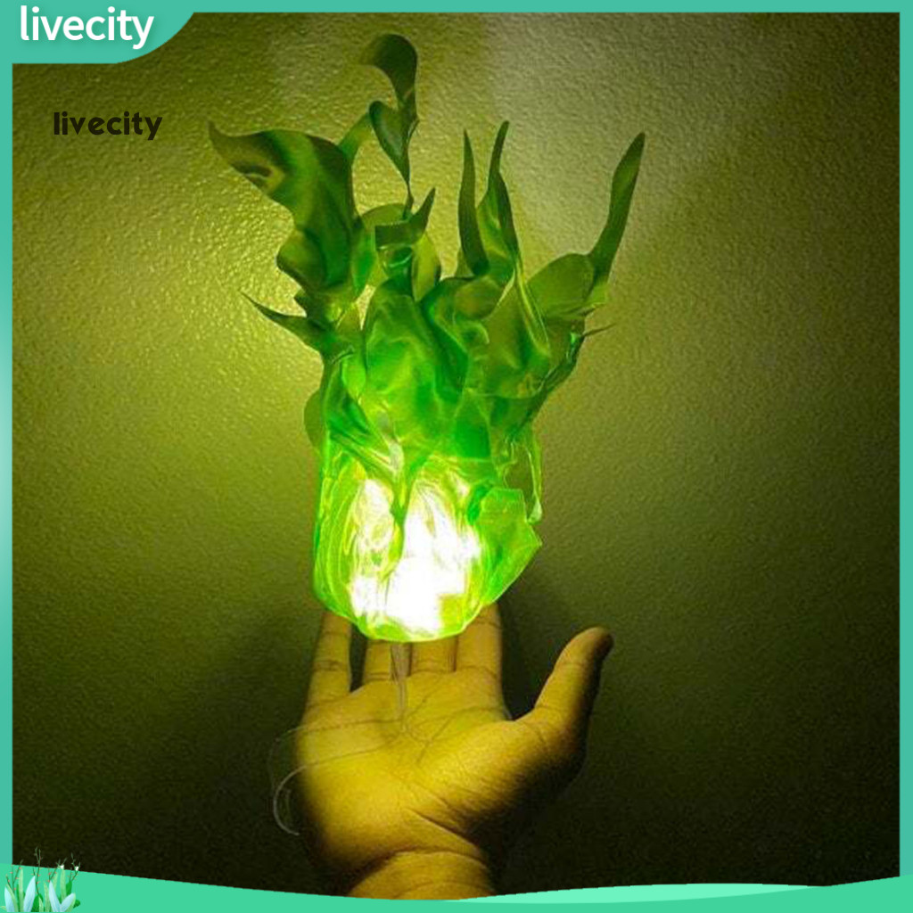 ความเป็นอยู่|  ผ้าและ Pvc Fireball Prop ลอย Fireball Prop ฮาโลวีนลอย Fireball ไฟ Led Ball ประดิษฐ์เป