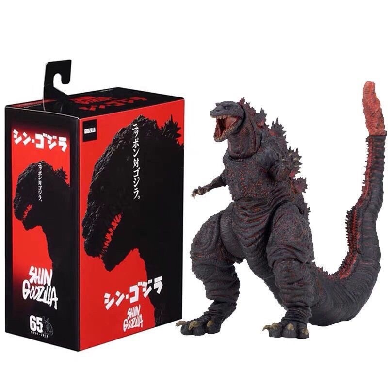 NECA Shin Godzilla Action Figure 2016 ภาพยนตร์รุ่นไดโนเสาร์มอนสเตอร์ข้อต่อที่สามารถเคลื่อนย้ายตุ๊กตาสะสมเดสก์ท็อปตกแต่ง