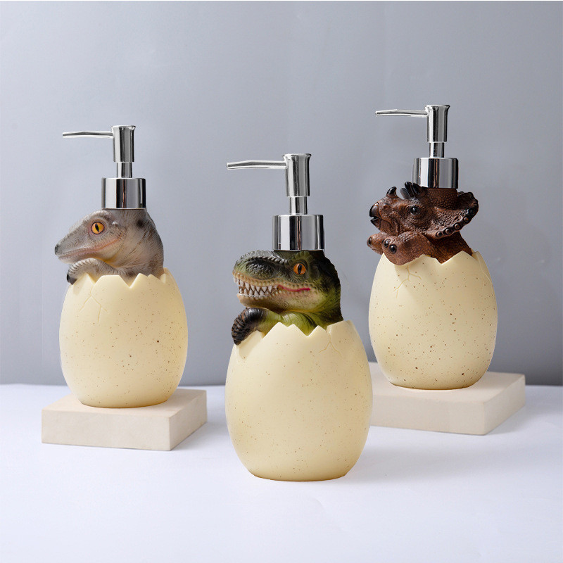 การ์ตูนขวดเจลทําความสะอาดมือ High-End Light Luxury แชมพู Sub-Botling โปร่งใส Push ประเภทห้องน้ําเจลอ