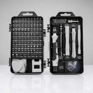 Obeng HP Set 115 in 1 Torx Kunci Set Alat Service Reparasi HP Full Set