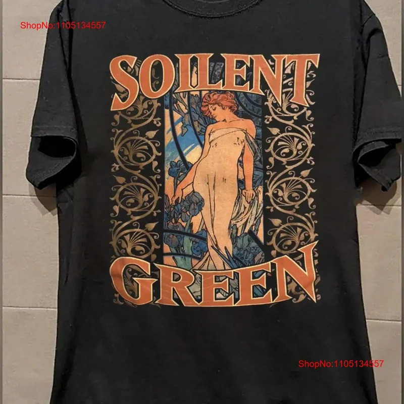 เสื้อยืด Soilent Green Vintage 90s Sewn Mouth Secrets สีดำ ทุกขนาด รุ่น KK216 วินเทจ ลำลองสำหรับผู้ช