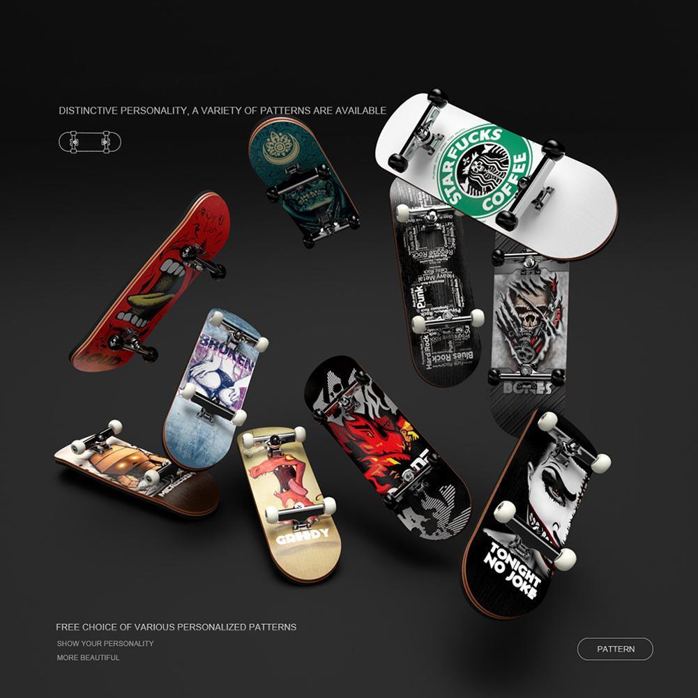 Professional Finger Skateboard Maple Board Finger Set Professional Mini Scooter Fingerboard Z2r2