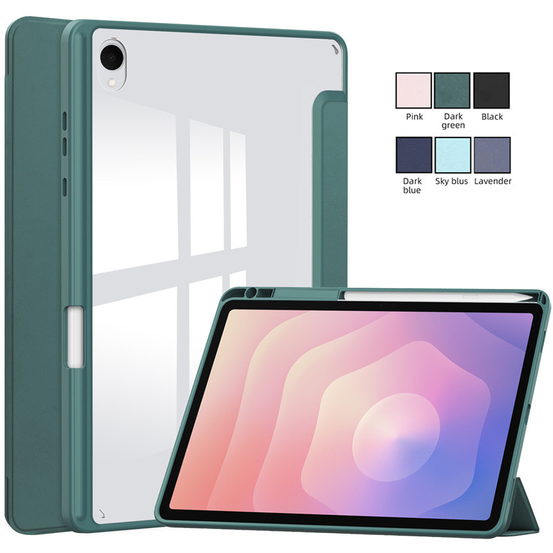 SAMSUNG สําหรับSamsung Galaxy Tab S11 11 นิ้วพร้อมผู้ถือปากกาอะคริลิคClearสมาร์ทแม่เหล็กสําหรับSamsu