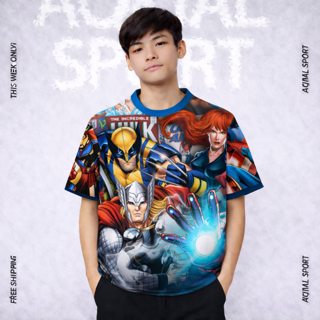 เสื้อยืด Unisex ของ Marvels Avengers