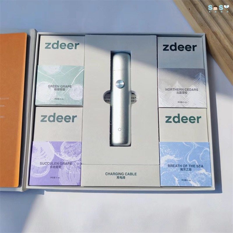 จุดซ้าย ZDEER เครื่องพ่นช่องปากอิเล็กทรอนิกส์ Breath Freshener สเปรย์ปากสเปรย์ Long-Lasting Fruity G