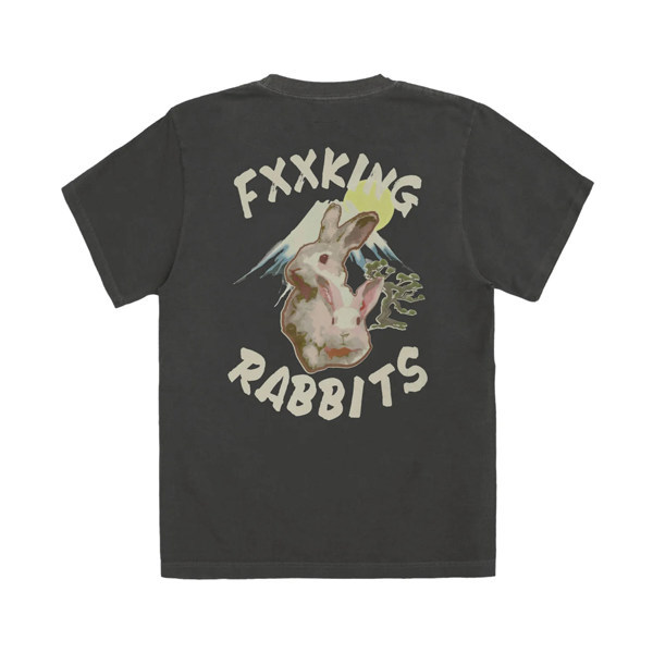 #FR2 Flocky Rabbits เสื้อยืดแขนสั้น สำหรับผู้หญิง