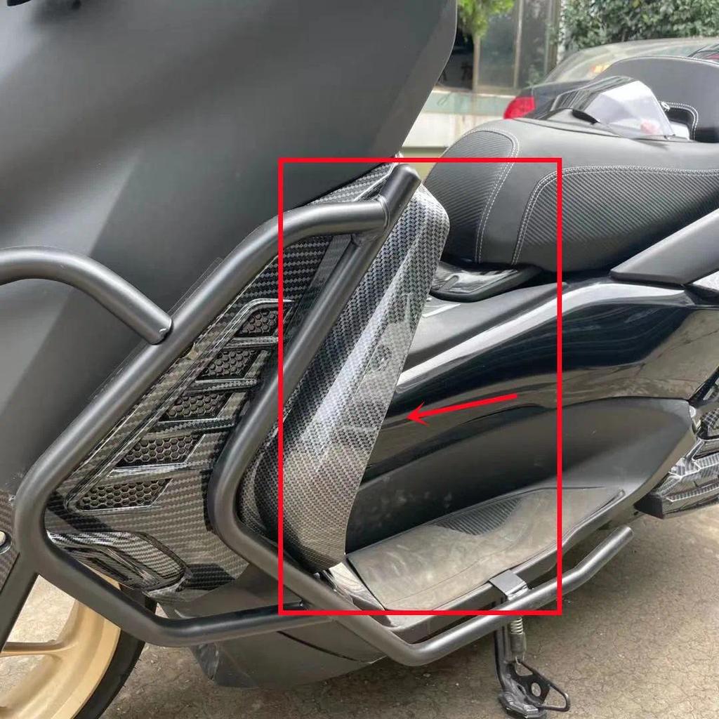ดัดแปลงรถจักรยานยนต์ nmax155 nmax2024 2023 legshield legguard กระจกบังลมขาป้องกันสำหรับ yamaha nmax1