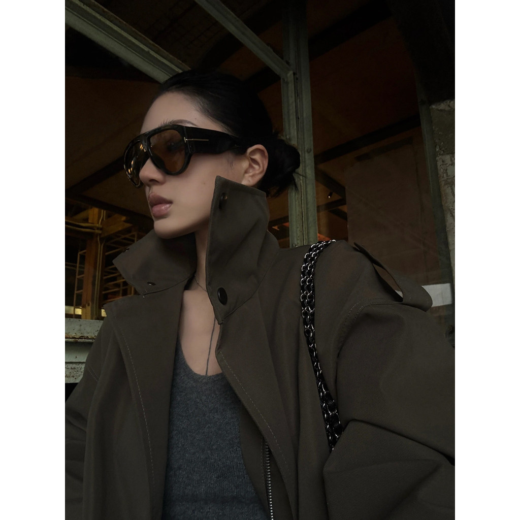 404 STORE vintage oversized aviator sunglasses แว่นตา