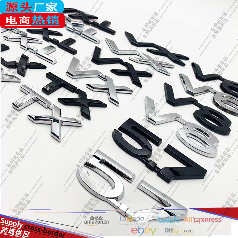 เหมาะสําหรับ Land Cool Luze VXR Domineering TXL Land Cruiser GXR Prado VXL โลโก้รถ V8 V6 Displacemen