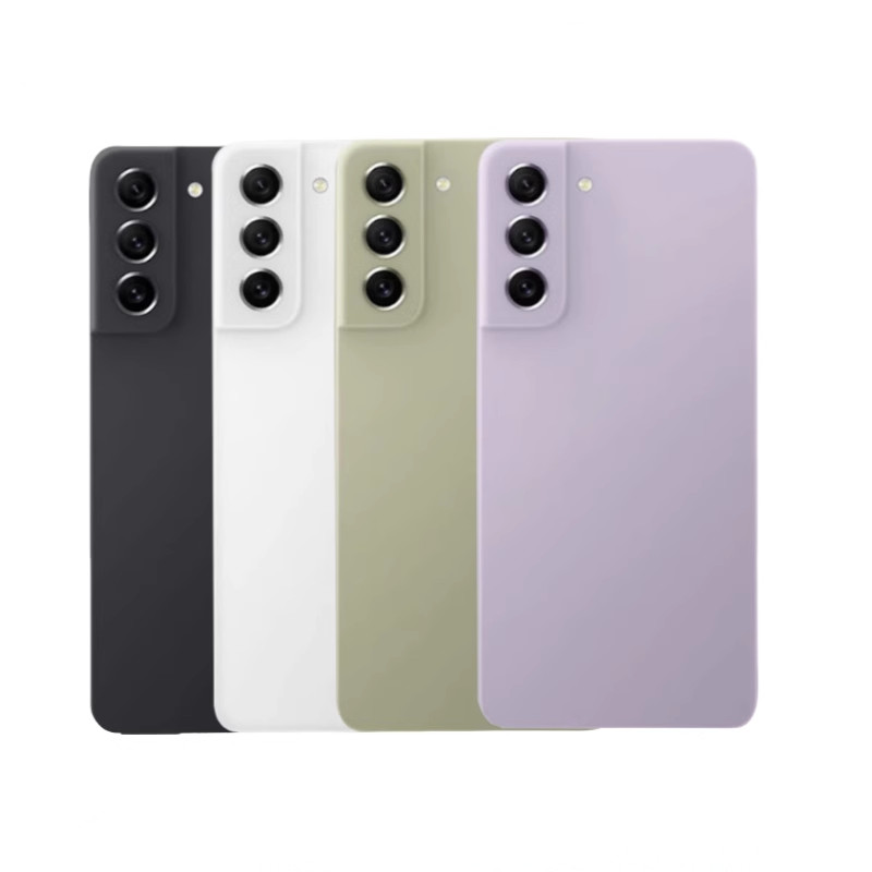 ฝาหลังแบตเตอรี่สําหรับ Samsung Galaxy S21FE 5G SM-G9900 G990U G990E/DS G990B แบตเตอรี่ฝาครอบอะไหล่ซ่