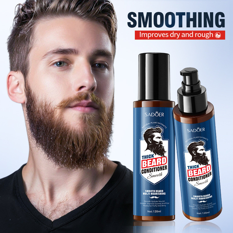 Care Beard Moisturizing Full ภาษาอังกฤษขายส่ง Conditioner Beard Mens Conditioner sadoer N7NY