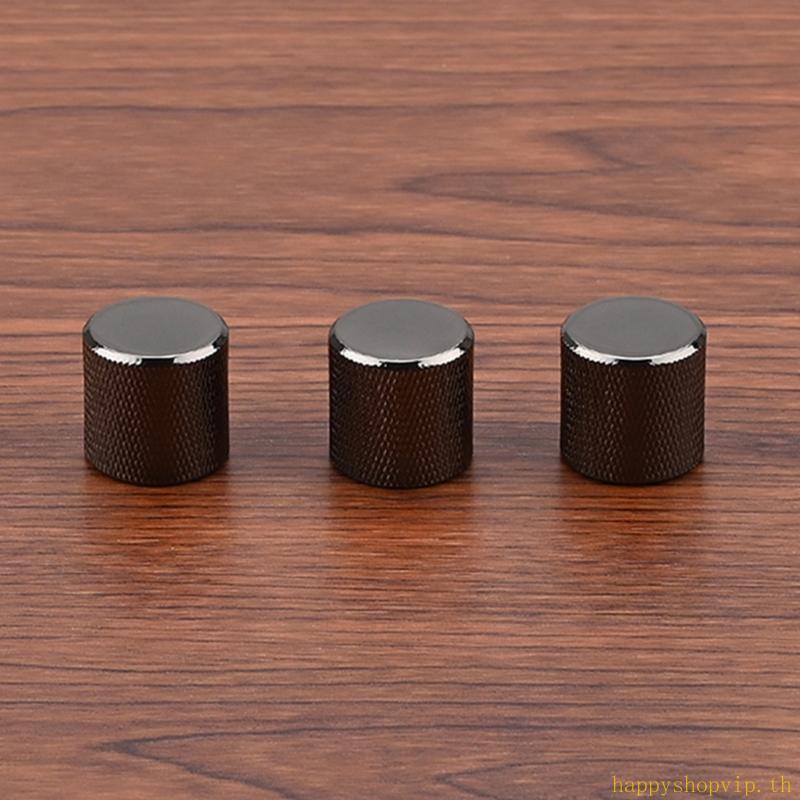 HSV 3 ชิ้นโลหะ Volume Tone Dome Knob Cap กีตาร์ Potentiometer ควบคุมความเร็วลูกบิดสําหรับกีตาร์ไฟฟ้าหรือเบส Durabl